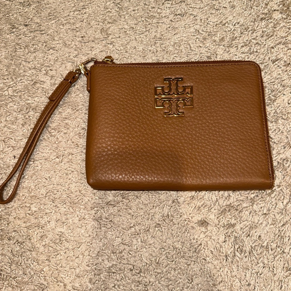 Tory Burch Britten large zip pouch